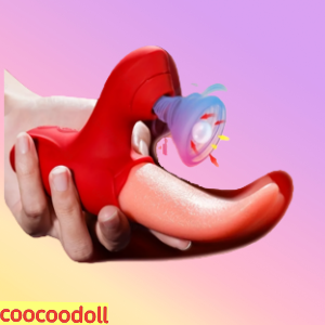 tongue-licking sucking rod